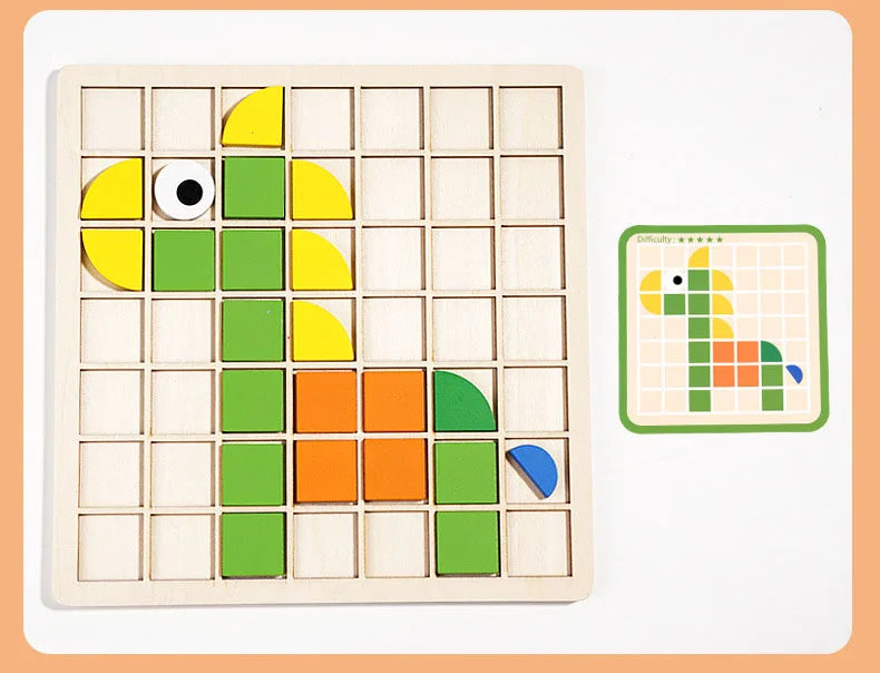 Montessori Cognition Puzzle Board