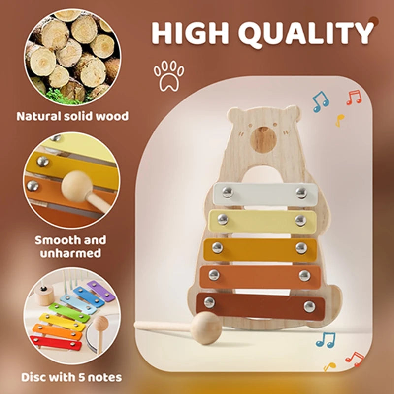 Rattle Bell Drum Musical Instruments