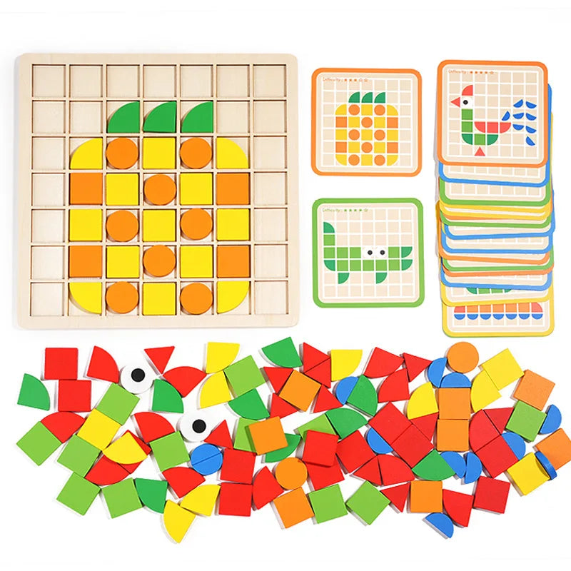 Montessori Cognition Puzzle Board