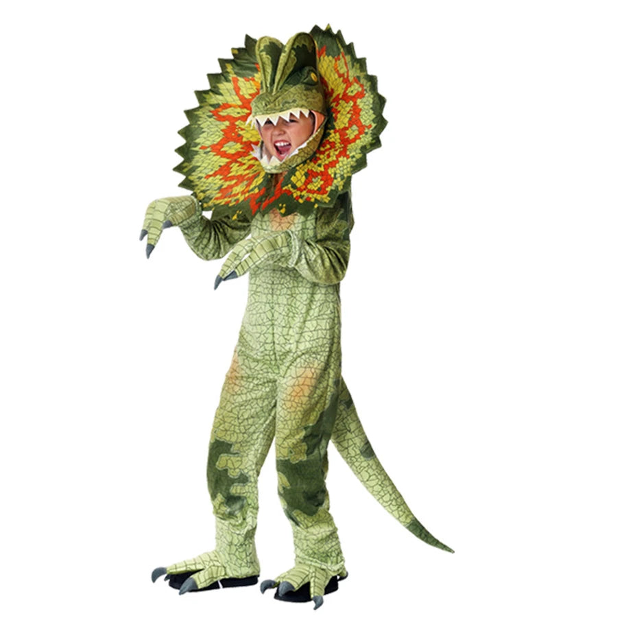 Halloween Children's Dinosaur Costumes World Tyrannosaurus Cosplay Jumpsuits Stage Party Cos Suits For Kids Christmas Gifts 2023