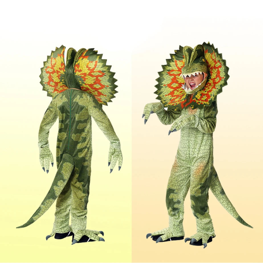 Halloween Children's Dinosaur Costumes World Tyrannosaurus Cosplay Jumpsuits Stage Party Cos Suits For Kids Christmas Gifts 2023