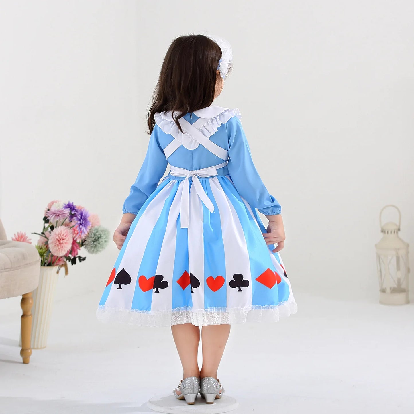 Alice In Wonderland Cosplay Maid Dress Lolita Fantasy Role Playing Party Costume Halloween Carnival Birthday Surprise Gift