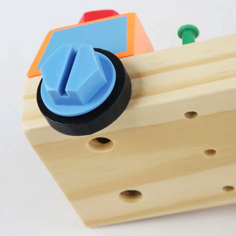 Children 3D Busy Board Wooden Toys Montessori Game Simulation Pretend Play Screw Tools Fine Movement Training Educational Toys