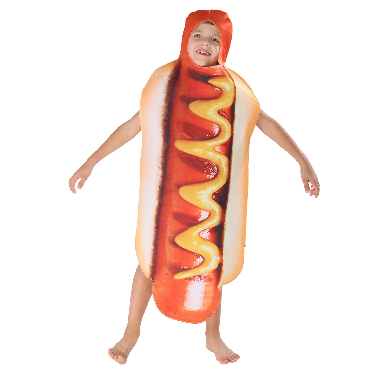 Cool Children's Costumes Kids Food Funny Costume For Purim Carnival Boys Hot Dog Cosplay Pizza Milk And Cookies Costume