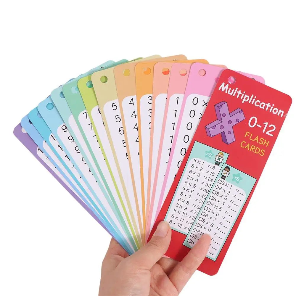 Mathematics Card Montessori Learning Cards Matching Games Multiplication Math Education Flash Card Flashcard with Erasable Pen