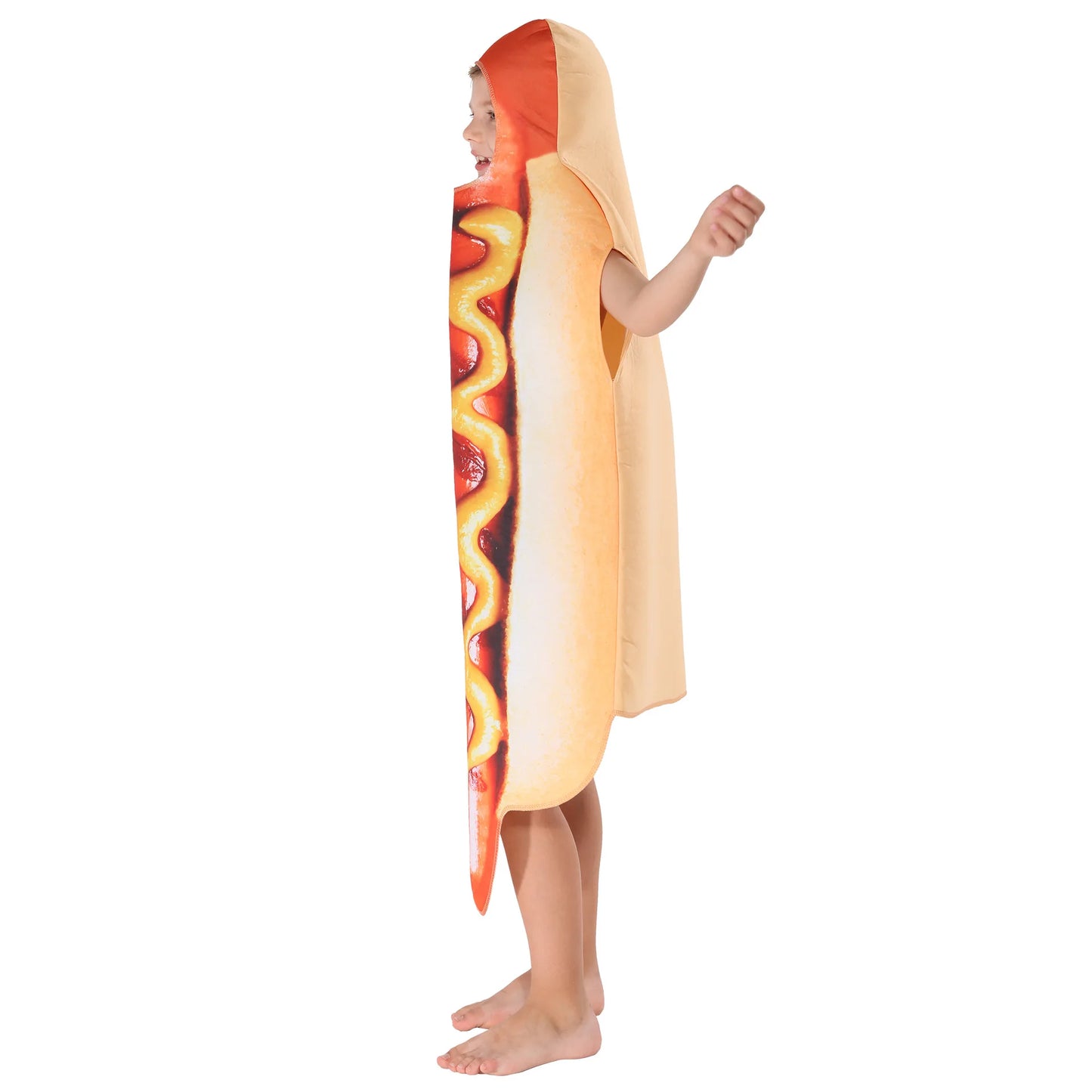 Cool Children's Costumes Kids Food Funny Costume For Purim Carnival Boys Hot Dog Cosplay Pizza Milk And Cookies Costume