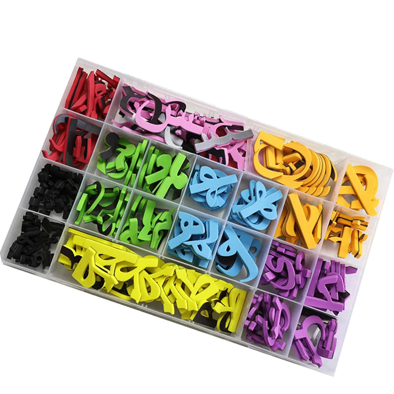 Children's Magic Arabic Letters Words 3D EVA Puzzles Jigsaw Games Montessori Early Educational Magnetic Preschool Toys for Kids