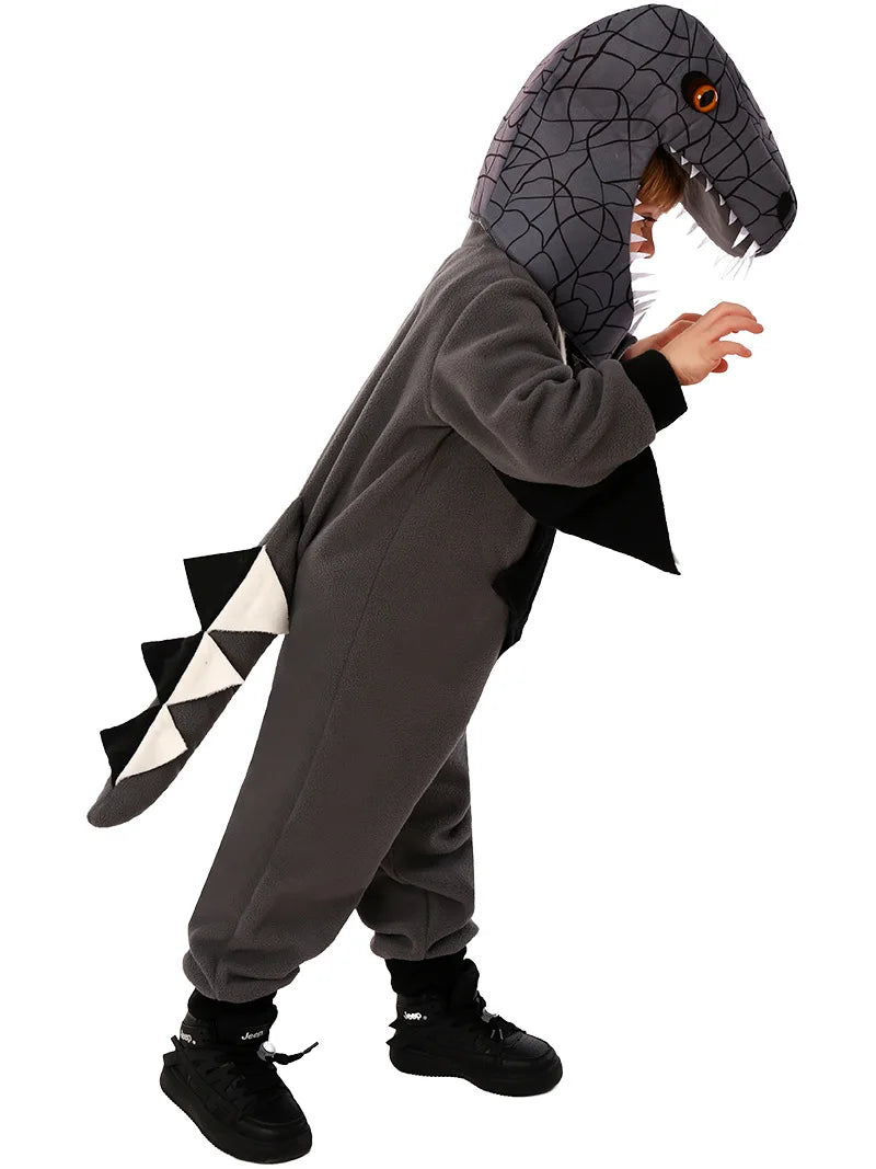 Halloween Children's Dinosaur Costumes World Tyrannosaurus Cosplay Jumpsuits Stage Party Cos Suits For Kids Christmas Gifts 2023