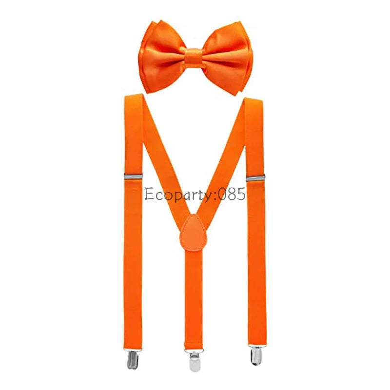 Child Train Engineer Costume Roleplay Accessories Perfect Dress Up Play Time Iconic Orange Bow Tie Suspenders Hats 2024 New