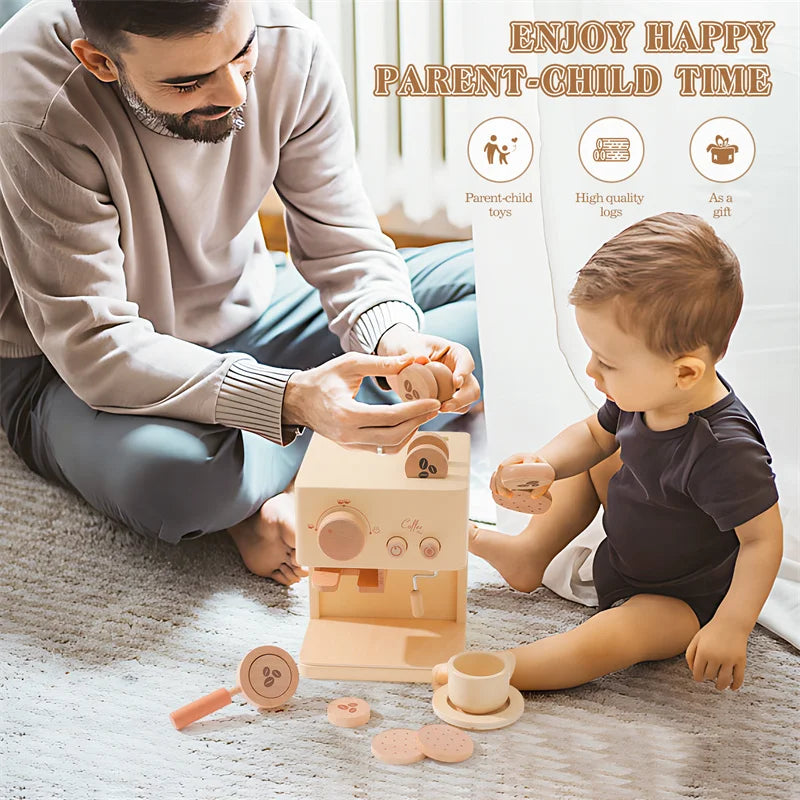 Kid Wooden Ice Cream Shop Pretend Play Set Educational Montessori Toy  Children Simulation Sales Ice Cream Toy Kid Birthday Gift