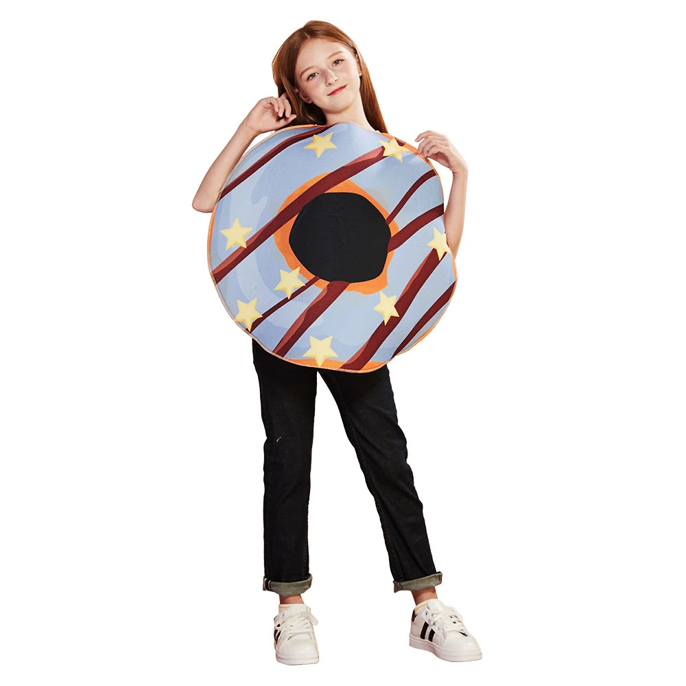 Cool Children's Costumes Kids Food Funny Costume For Purim Carnival Boys Hot Dog Cosplay Pizza Milk And Cookies Costume