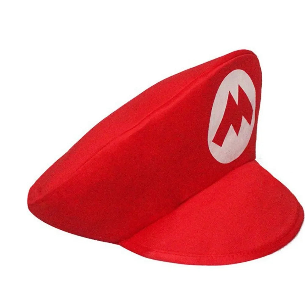 Super Mario Bros Hat for Kids Aldult Cosplay Props Halloween Birthday Gift Mario Luigi Children Baseball Cap Shade Sun Cap