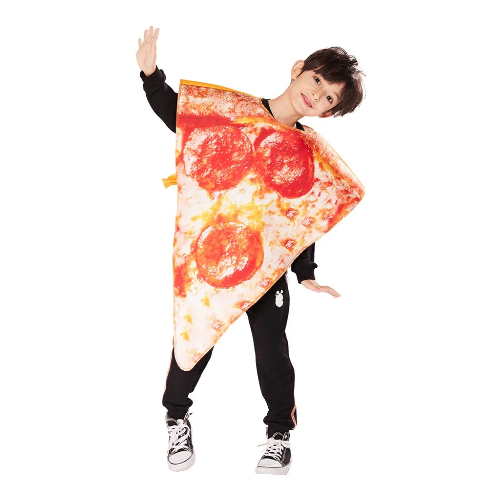 Cool Children's Costumes Kids Food Funny Costume For Purim Carnival Boys Hot Dog Cosplay Pizza Milk And Cookies Costume