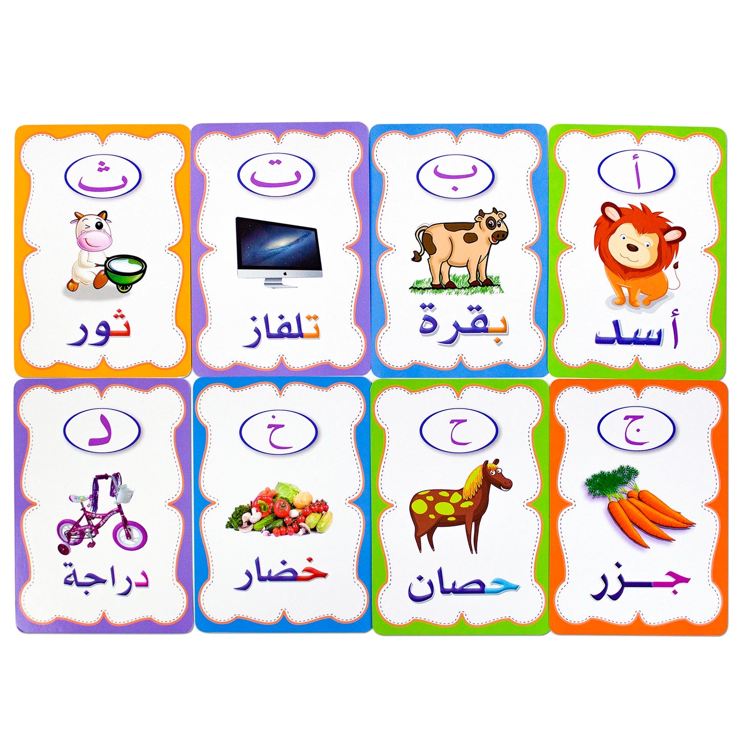 Toddler Learning Arabic Alphabet/Letters Early Educational Preschool Baby Toys Cognitive Card Montessori Games Flashcard Kids