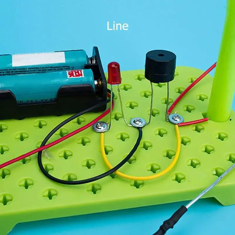 DIY Physical Scientific Experiments Circuit Kit  ABS Electronic Components Children Educational Manual Toys Random Color