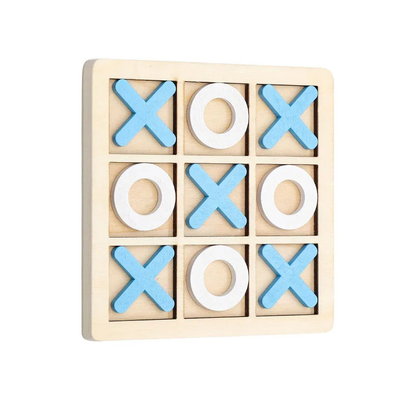 Montessori Wooden Toy Mini Chess Play Game Interaction Puzzle Training Brain Learing Early Educational Toys For Children Kids